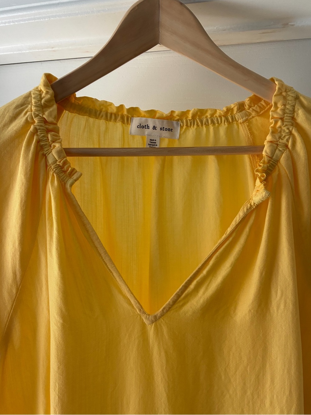 Cloth & Stone Ruffle-Neck Top - Picture 4 of 6
